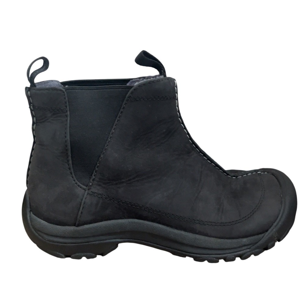 KEEN Anchorage III Chelsea Boots Women's 8 Black Leather